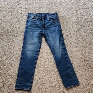 American Eagle Women's Blue Jeans Airflex Slim Straight 28×28